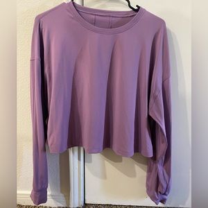 Lululemon cropped long sleeve